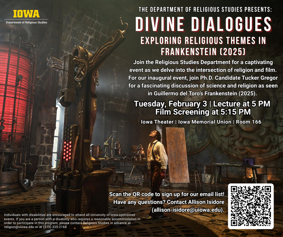 Divine Dialogue Events Calendar - The University of Iowa